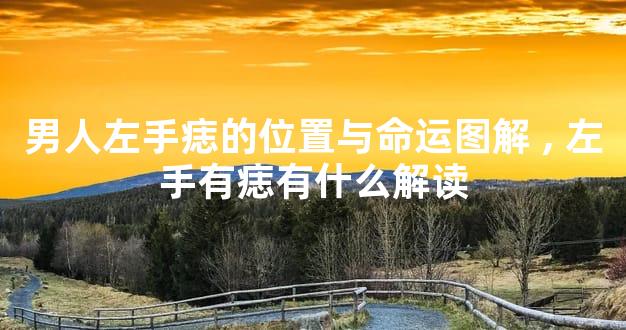 男人左手痣的位置与命运图解,左手有痣有什么解读